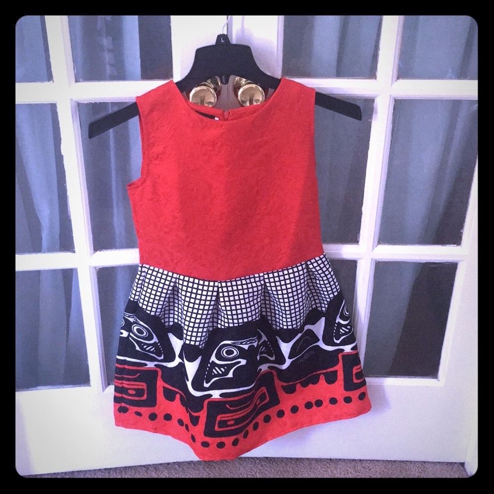 Super cute red cocktail dress! Never been worn!